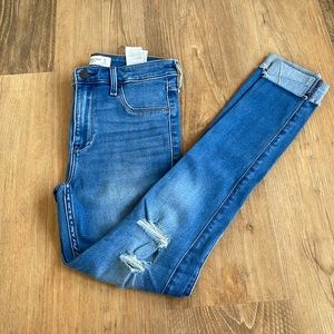 Abercrombie & Fitch high rise jeans